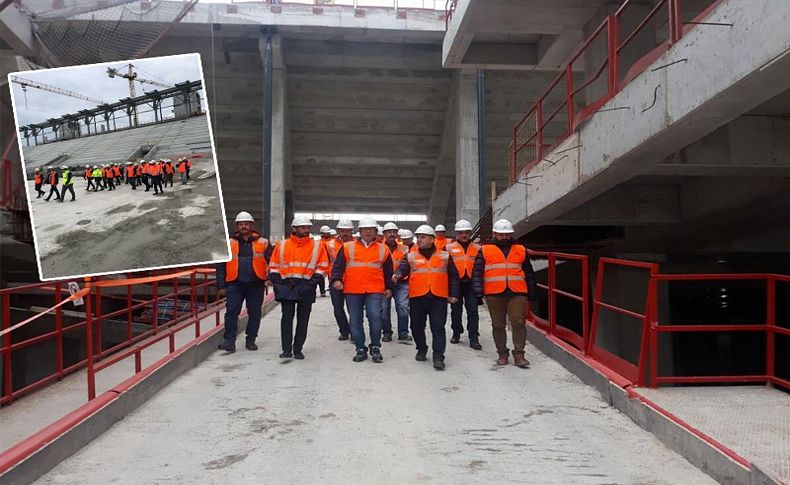 TOKİ'den Göztepe Stadı'na ziyaret