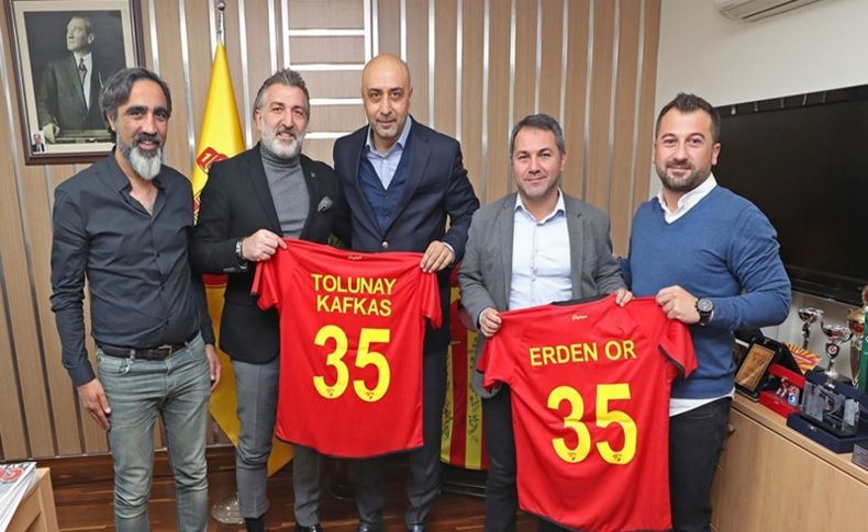 Tolunay Kafkas'tan Göztepe'ye ziyaret