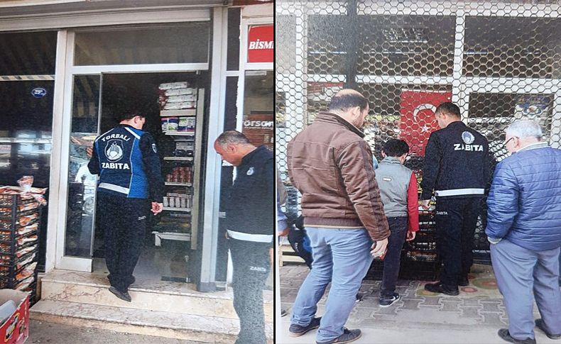 Torbalı Belediyesi Suriyelilerin dükkanlarını mühürledi