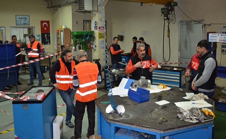 Torbalı'da mesleki yeterlilik sınavları yapıldı