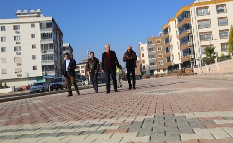 Torbalı'da o cadde yenilendi