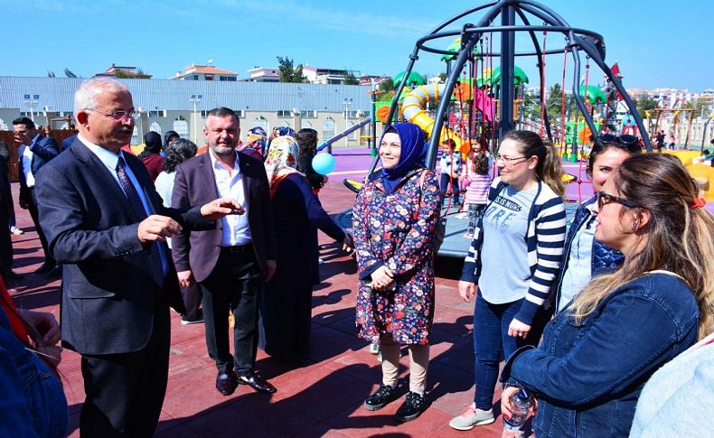 Torbalı'nın Millet Bahçesi doldu taştı