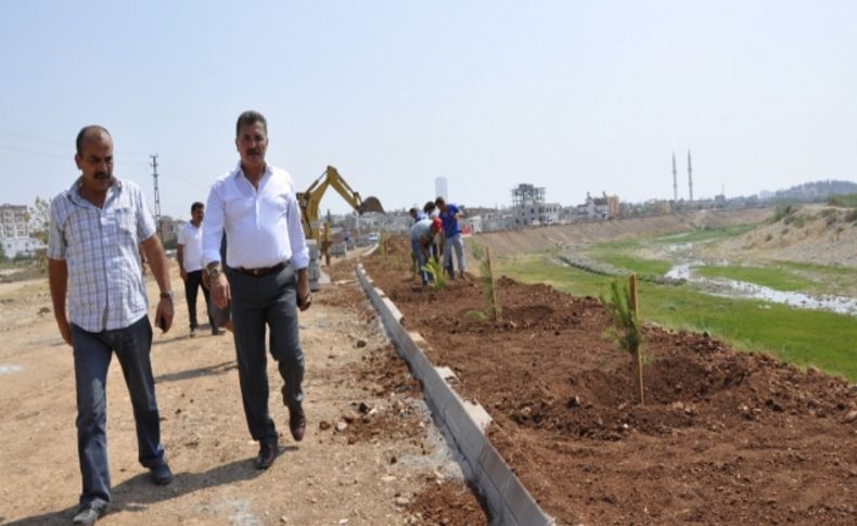 Toroslar Belediyesi'nden 4 kilometrelik yürüme yolu
