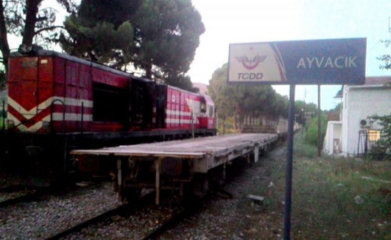 Tren alev aldı, faciadan dönüldü