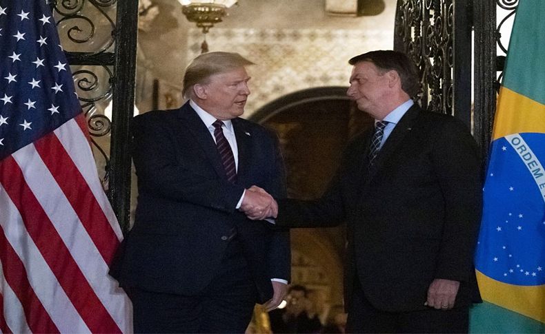 Trump ile görüşen Bolsonaro'da coronavirüs