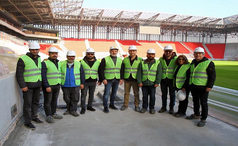 TSYD İzmir Şubesi, Göztepe'nin yeni stadını gezdi