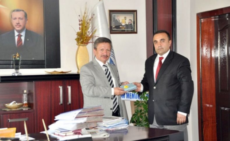 Tüm Memurlar Derneği’nden Belediye Başkanı Başer’e ziyaret