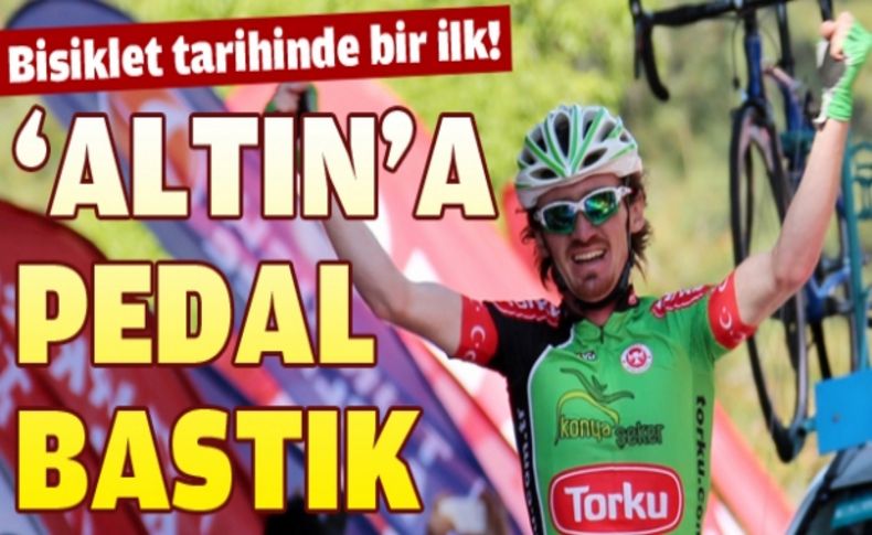 Türk Bisiklet tarihinin ilk altın madalyası Selçuk'ta kazanıldı