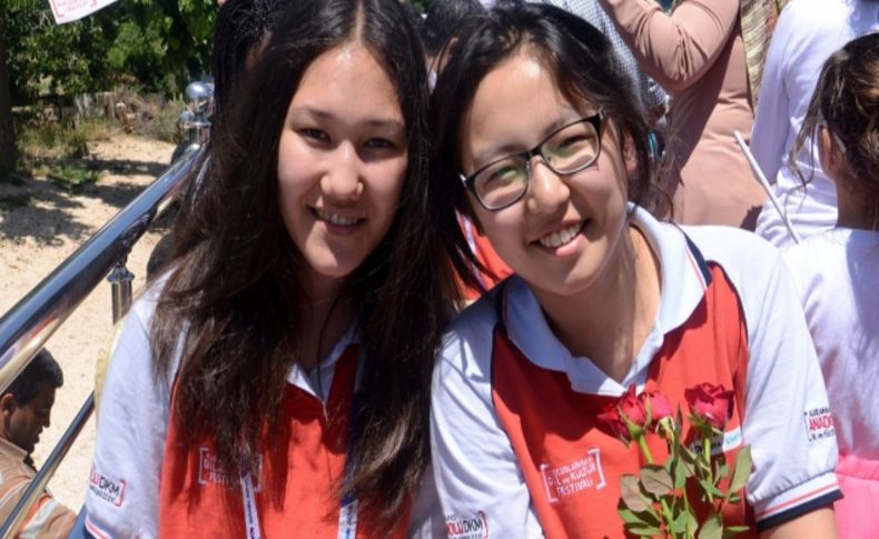 Türkçenin Çocukları Gaziantep'te konvoylar eşliğinde karşılandı