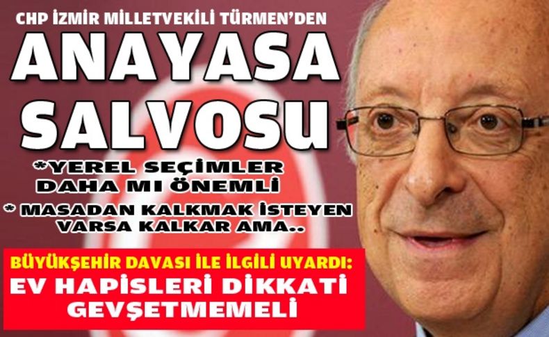Türmen'den AK Parti'ye: Anayasa toplumları bölmek için yapılmaz