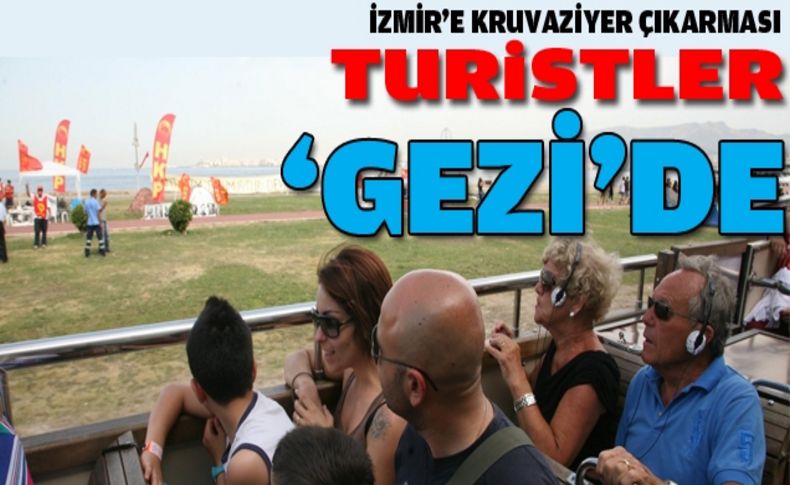 Üç dev gemi 11 bin turist getirdi