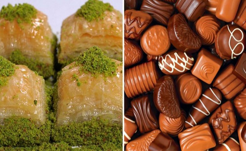 Ucuz baklava ve çikolataya dikkat
