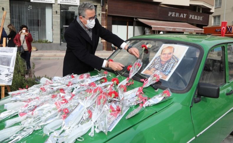 Uğur Mumcu ölümünün 28. yılında Gaziemir’de özlemle anıldı