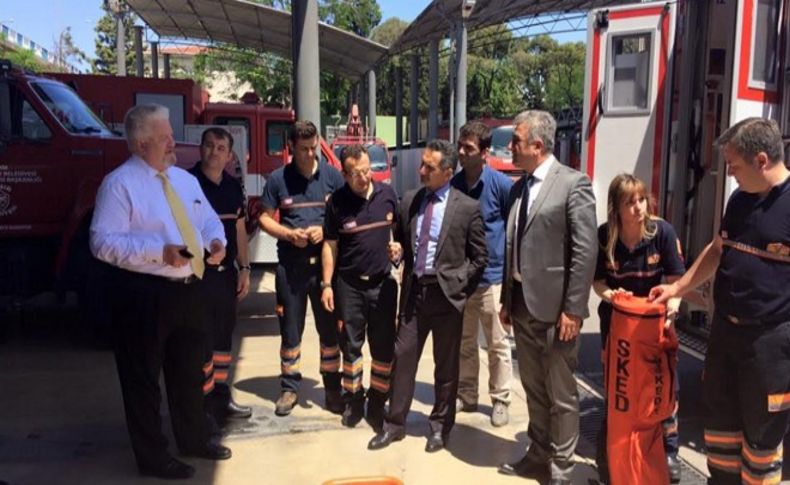 İzmir itfaiyesine Amerika'dan övgü