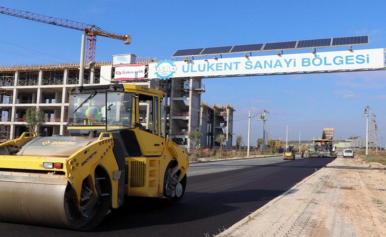 Ulukent OSB’de yollar yenileniyor