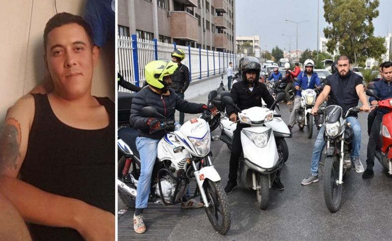 Umut'un motorcu arkadaşlarından eylem