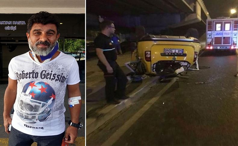 Ünlü dizi oyuncusu İzmir'de trafik kazası geçirdi