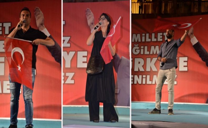 Ünlü isimler Demokrasi Nöbeti'nde