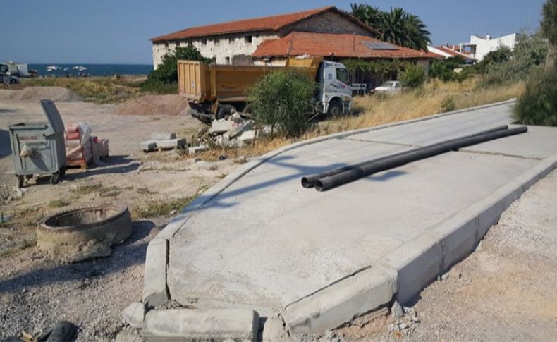 Urla'da vatandaşı isyan ettiren görüntü