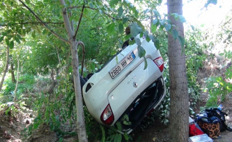 Uşak-İzmir kara yolunda kaza: 2 yaralı