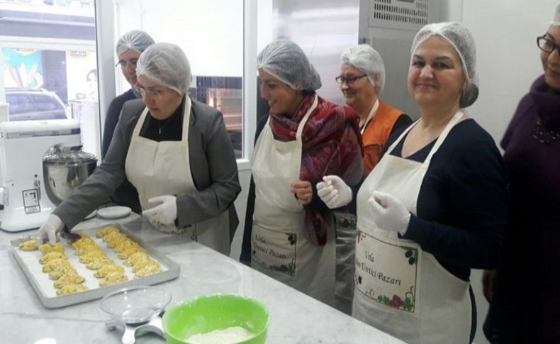 Uyar kadın kooperatifinin deneme üretimine katıldı