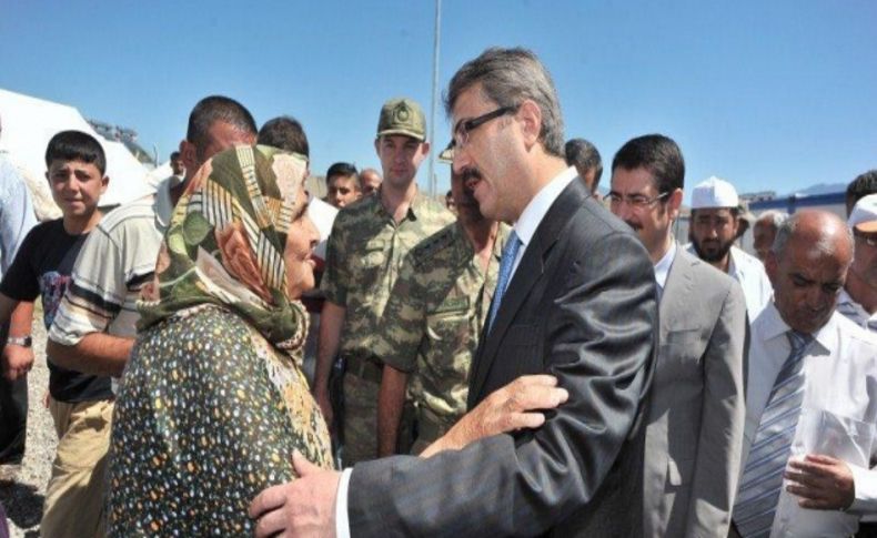 Vali Oduncu, Suriyelilerin kaldığı tesisleri gezdi