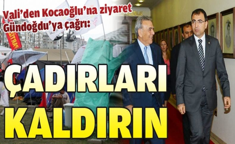 Vali Toprak'tan Kocaoğlu'na ziyaret