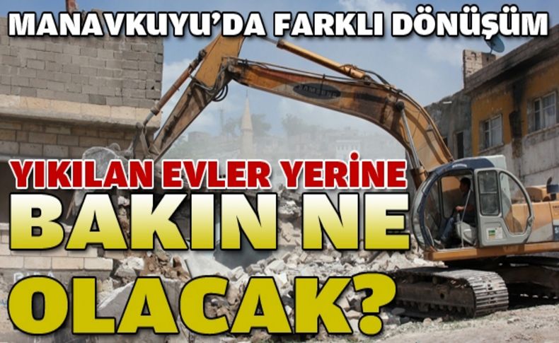 Vatandaş istedi, bakın yıkılan evler yerine ne olacak'