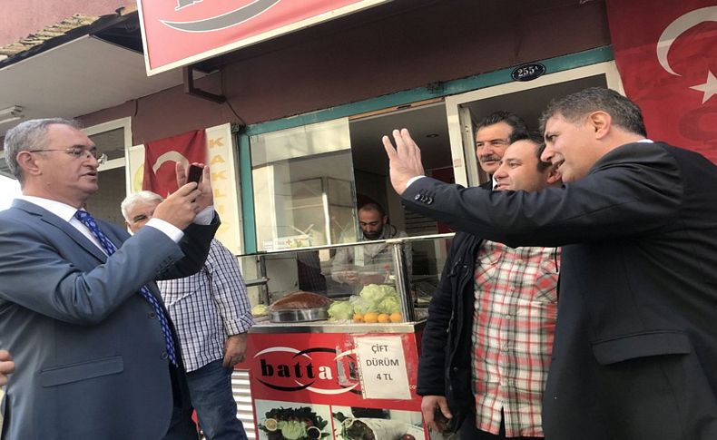 Vekil çekti başkan selam etti