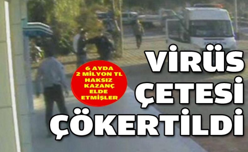 Virüslü mesajlarla banka hesaplarını boşaltan şebeke çökertildi