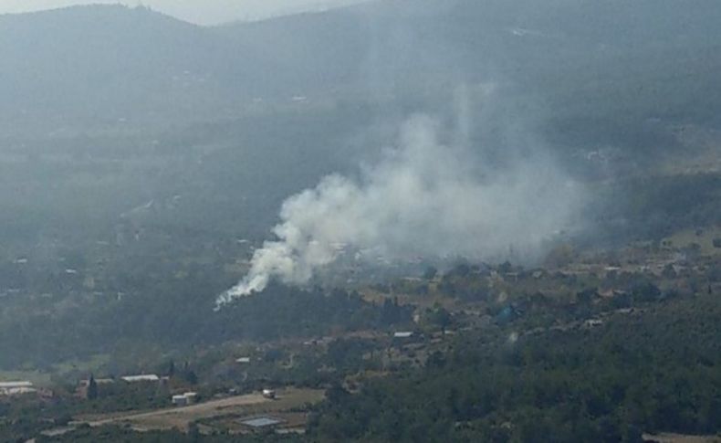 Yakaköy'de korkutan yangın