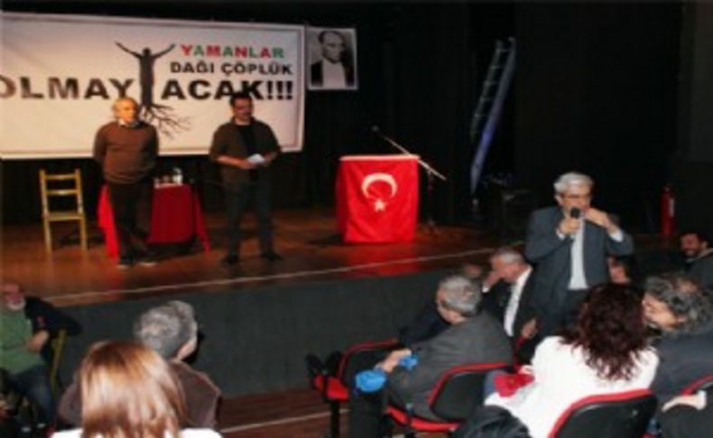 Akademisyenler, Yamanlar çöp tesisine karşı çıktı