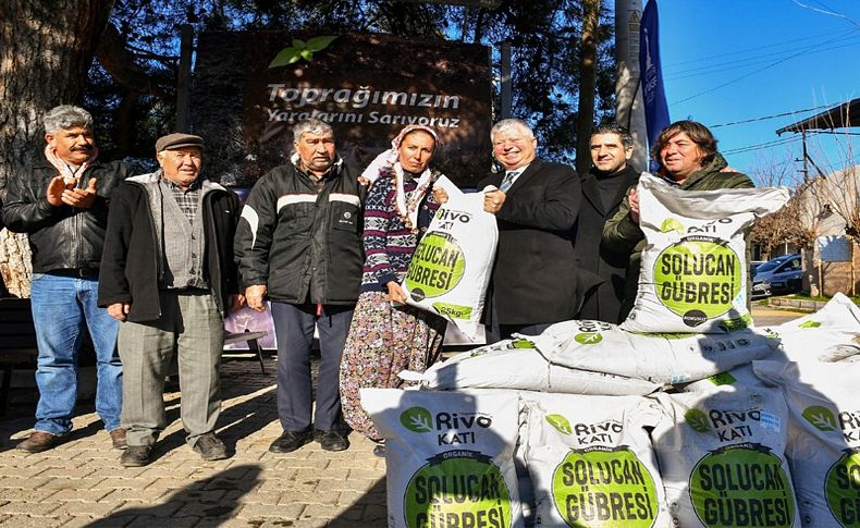 Yangından zarar gören üreticiye Büyükşehir'den destek