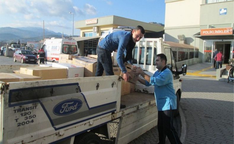 Bergama'dan Bayırbucak'a yardım eli