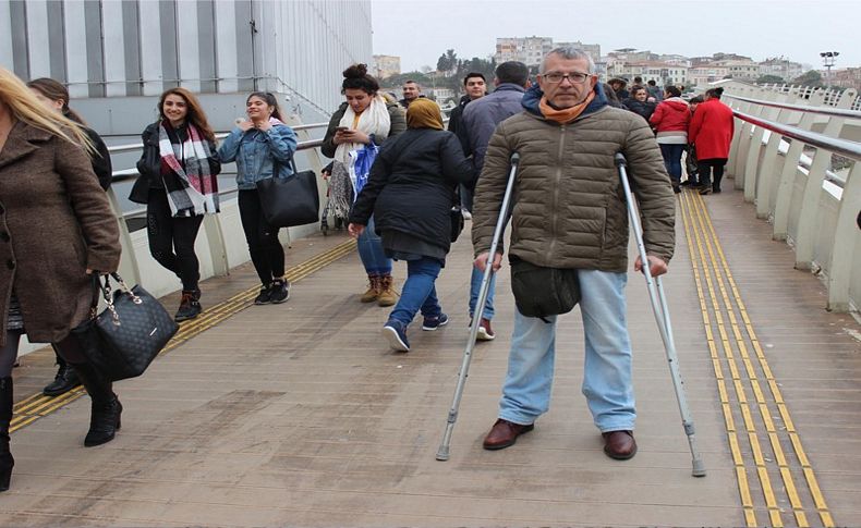 Yaya geçidi için yüksek eğim tepkisi