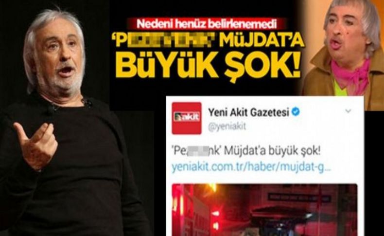 Yeni Akit'in Müjdat Gezen paylaşımına tepki yağdı