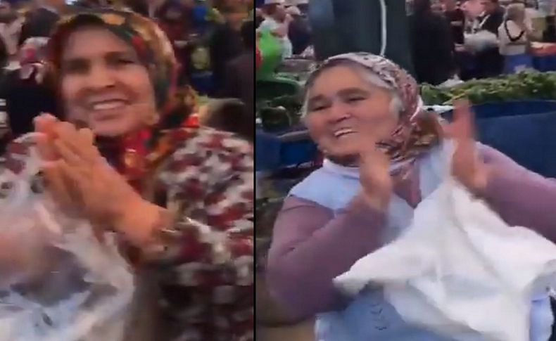 Yer: Bostanlı Pazarı... İmamoğlu'nun mazbatasını aldığı o an!