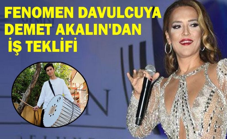 Yeteneğini konuşturan fenomen davulcuya Demet Akalın'dan iş teklifi