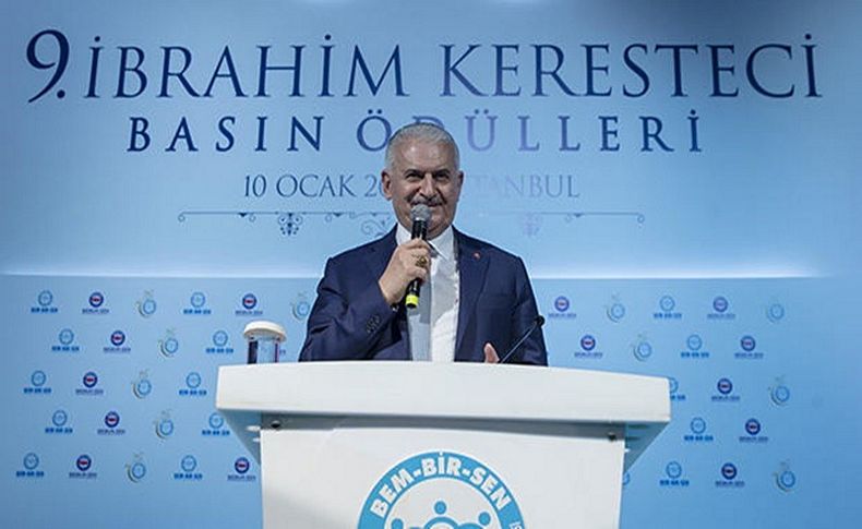 Yıldırım: Basın, millet adına ülkeyi yönetenleri denetler