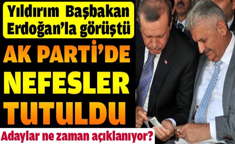 Yıldırım Erdoğan’la görüştü