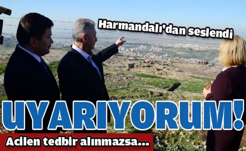 Yıldırım, Harmandalı çöp tesisini inceledi