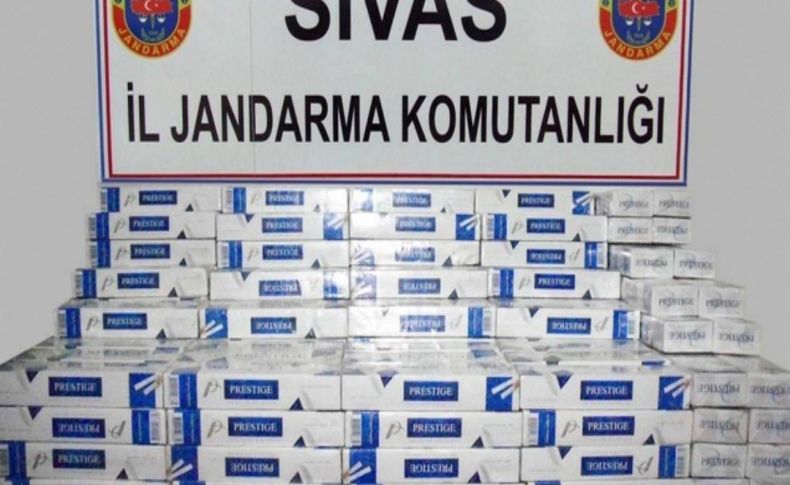 Yolcu otobüsünde gümrük kaçağı sigara ele geçirildi