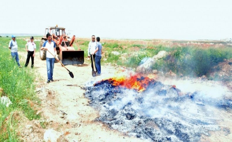 Yozgat’ta bir ton uyuşturucu madde yakılarak imha edildi