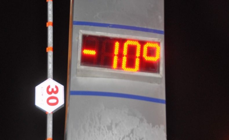 Yozgat’ta hava sıcaklığı gece eksi 10 dereceye düştü
