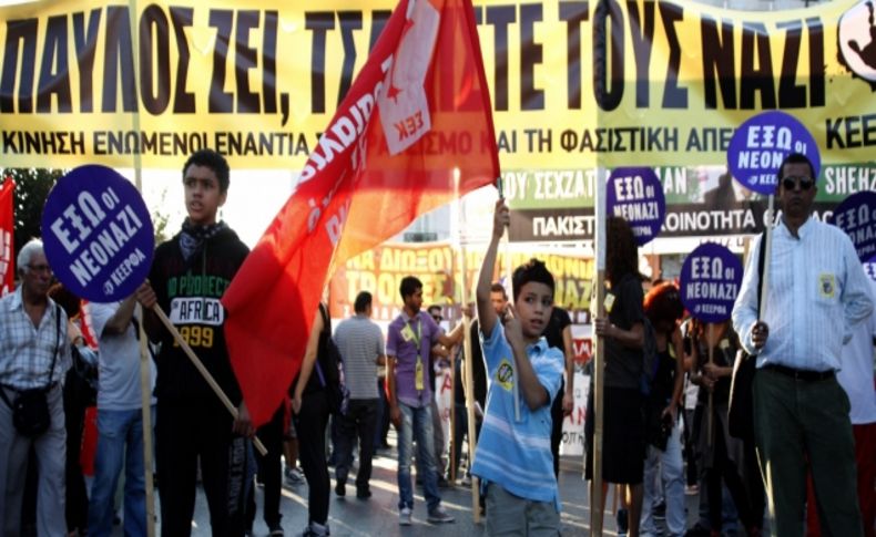 Yunanistan'da ırkçılık karşıtı gösteriler artarak devam ediyor