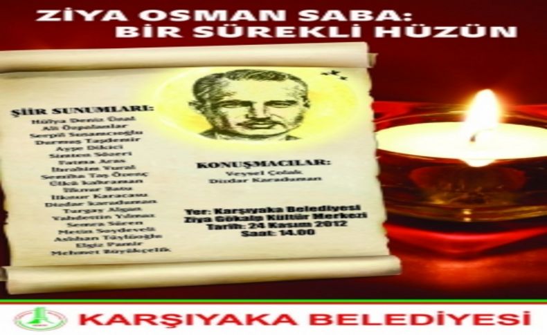 Ziya Osman Saba anılıyor