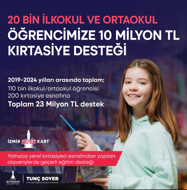 Başkan Soyer'den öğrencilere müjde: 10 milyon TL'lik destek