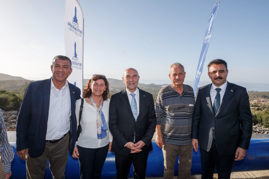 Dikili’ye can suyu verildi: Kuraklığa karşı tarım devrimi