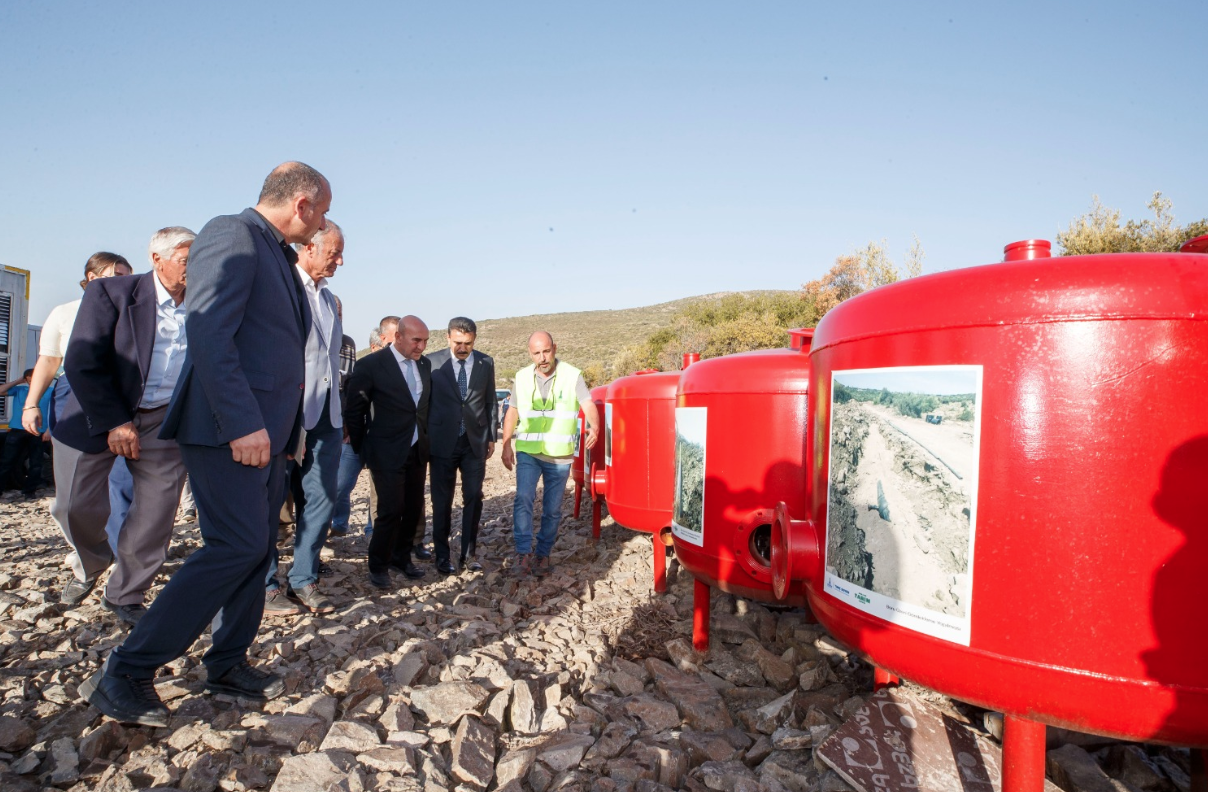 Dikili’ye can suyu verildi: Kuraklığa karşı tarım devrimi