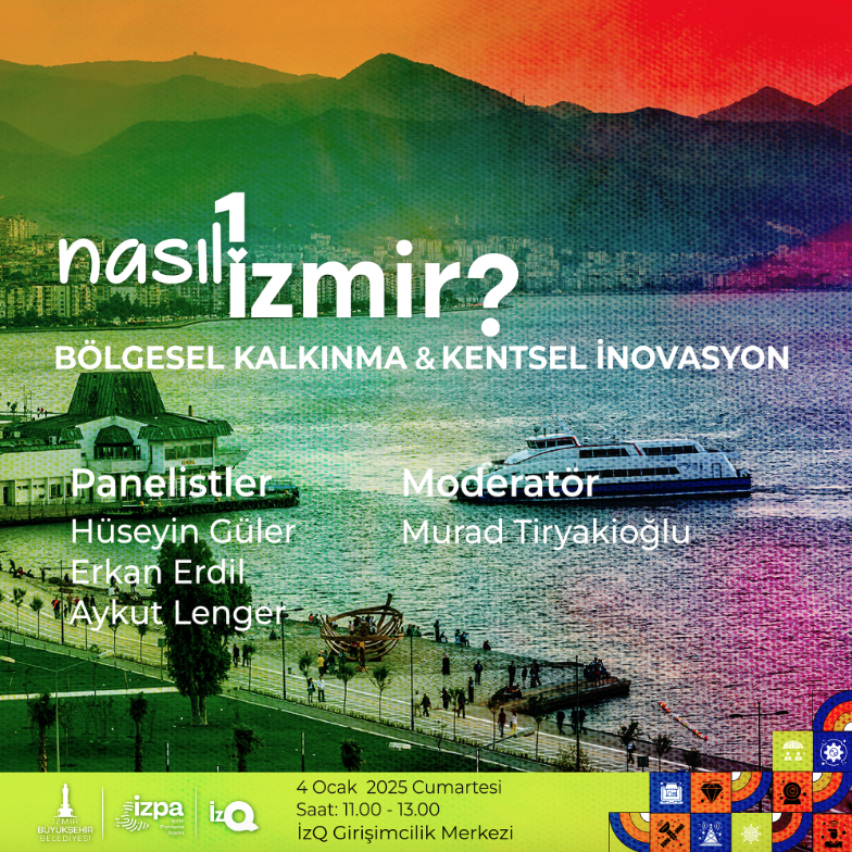 “Nasıl Bir İzmir” panel serisinde bölgesel kalkınma ve kentsel inovasyon konuşulacak